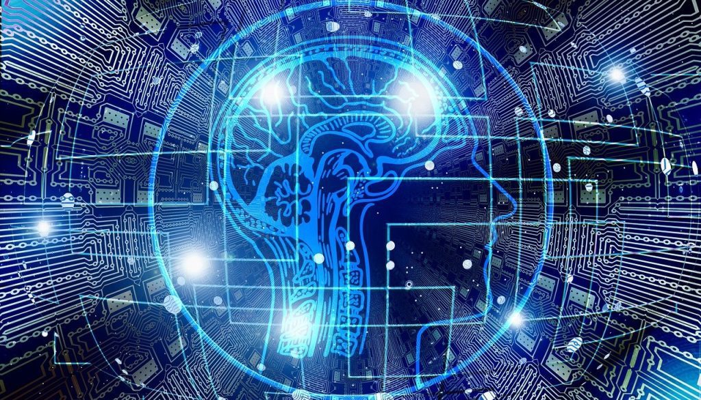 Graphic illustrating both benefits and risks of artificial intelligence in the workplace.