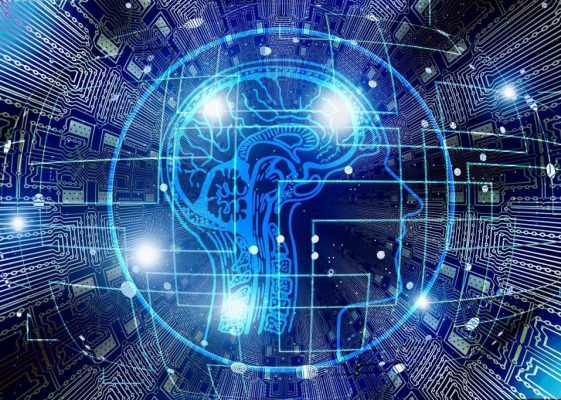 Graphic illustrating both benefits and risks of artificial intelligence in the workplace.