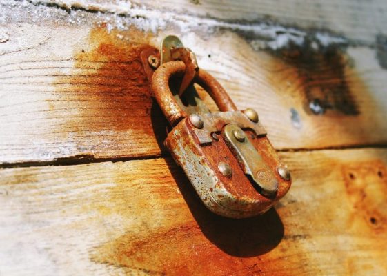 Visual representation of an information security management system protecting company data.